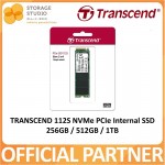 TRANSCEND 112S NVMe PCIe Internal SSD 1TB. TS1TMTE112S Singapore Local 5 Years Warranty **TRANSCEND OFFICIAL PARTNER**